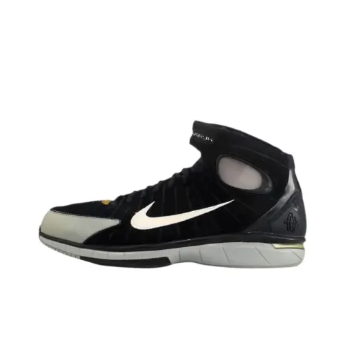 Nike Air Zoom Huarache 2K4 MID Топ Винтажные баскетбольные кроссовки Унисекс Черный