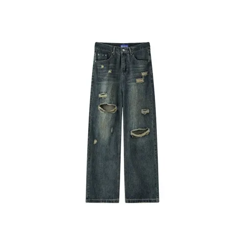 UNDERTIDES Синие Унисекс Джинсы