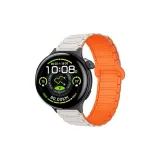 Звездный свет Апельсин [Трехкомпонентный H-Линк Силиконовый Магнитный Ремешок для Часов Полоска]