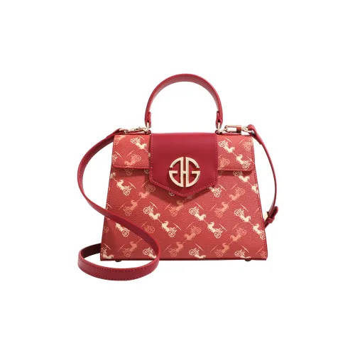 GHG PVC Сумка Стандартная Женская Красная Синяя Белая