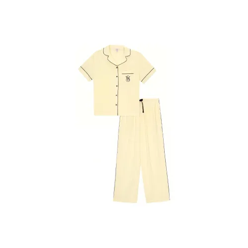 Victoria's Secret Pajama Комплект Женский Яичный Желтый