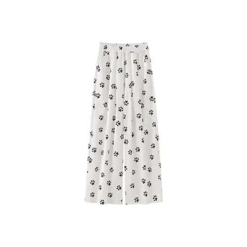 YEARNED Белые Женские Повседневные Брюки