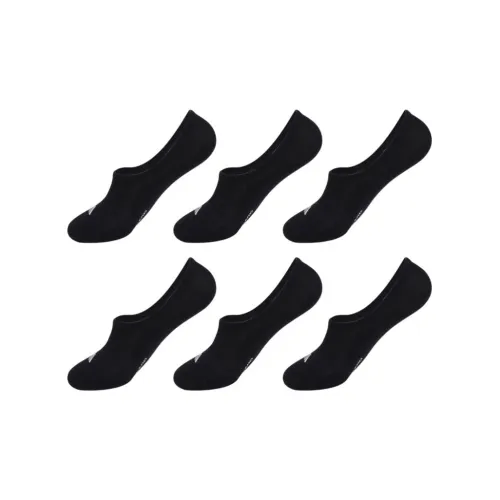 MAXDAVID Черные 6 пар Max99062 Унисекс No Show Носки