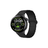 Джентльменский черный [Три-Линк H-Линк силиконовая магнитная ремешок для часов]