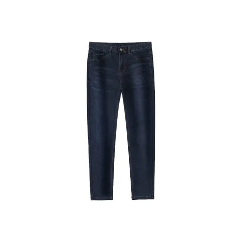 TAIZILONG Джинсовый синий Мужские Джинсы