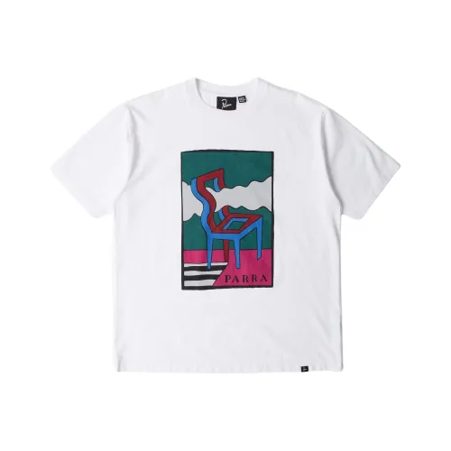 BYPARRA Белая унисекс футболка