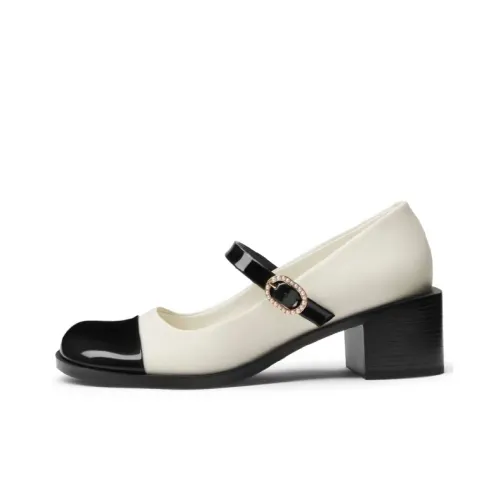 MXGM Mary Jane Shoes Женские Ecru