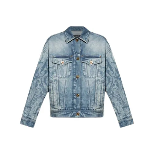 VERSACE Barocco Denim Jacket Women's