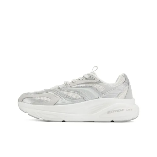 361° Earthy 2000 Амортизация Износостойкий Низкий Топ Casual Мужской Серебристо-Белый