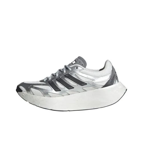 Adidas Adizero Aruku Дышащий Поддержка Низкий Топ Детская Беговая Обувь Серебристо-Белый Подростки