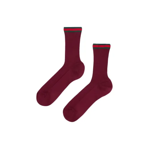 GUCCI 1 шт Красный Унисекс MID Носки до икры