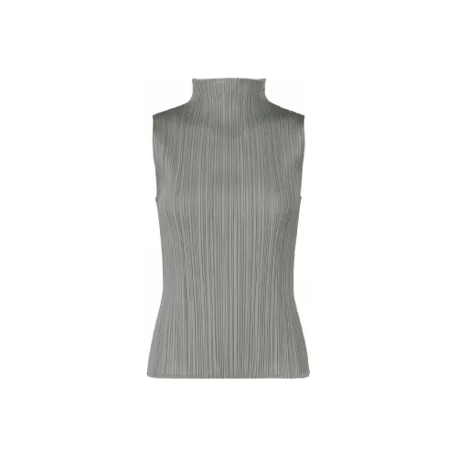 PLEATS PLEASE ISSEY MIYAKE Серый Женские Камисоли