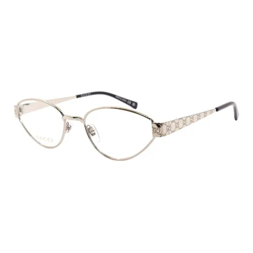 GUCCI Сплав Кошачий глаз Оправы для очков Женские Серебряные