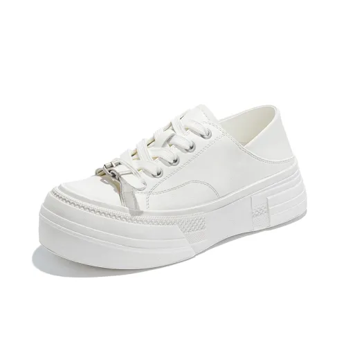 MEWGL Низкий топ Скейтборд Кроссовки Женские Экрю