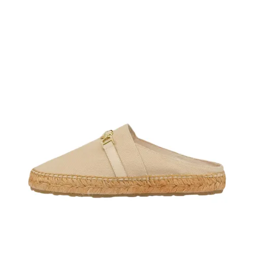 LOVE MOSCHINO Домашние тапочки с резиновым подошвой женские бежевые