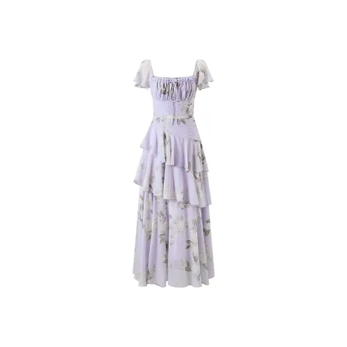 ACAINES Короткое платье с короткими рукавами женское