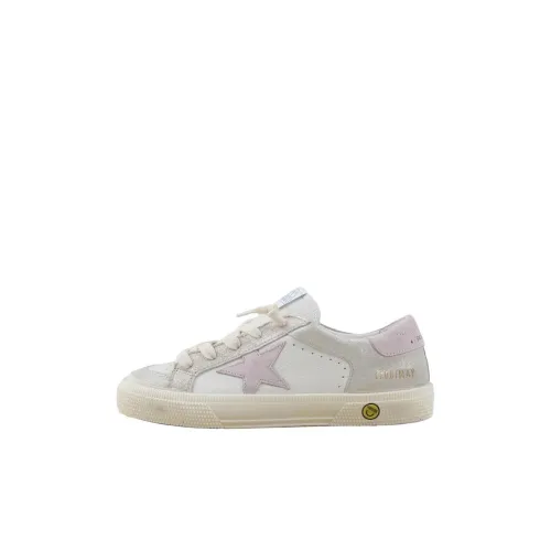 Golden Goose Детские Скейтбординги Низкий Топ Серебряный Kids