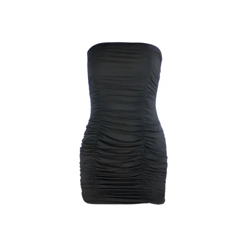 UYH Черные Женские Платья без рукавов