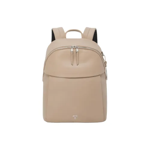 TUMI Voyageur Коровья кожа Рюкзак Большой Женские Овсяный