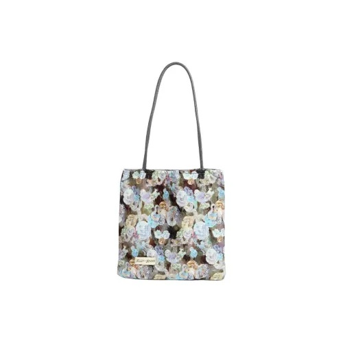 NOMK Холст Сумка через плечо Обычная Женская Дракон'S Whisper Цветочный Дизайн