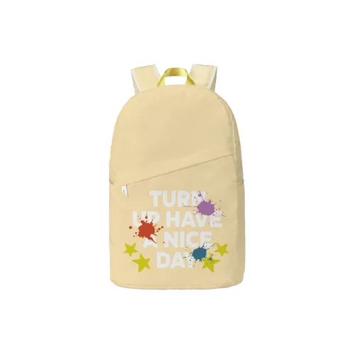 TURN UP Полиэстер Рюкзак Большой Унисекс Желтый