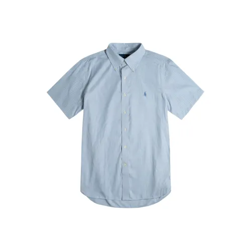 Polo Ralph Lauren Blue Men's Shirts Поло Ralph Lauren Синие Мужские Рубашки