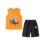 Оранжевый/Праздничный автомобиль - Черный/Праздничный автомобиль K