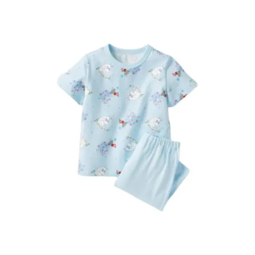 UNIQLO Домашний Комплект Синий Детский