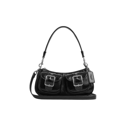 COACH Ashton Кожа Сумка через плечо Сумка на плечо Средняя Женская Черная