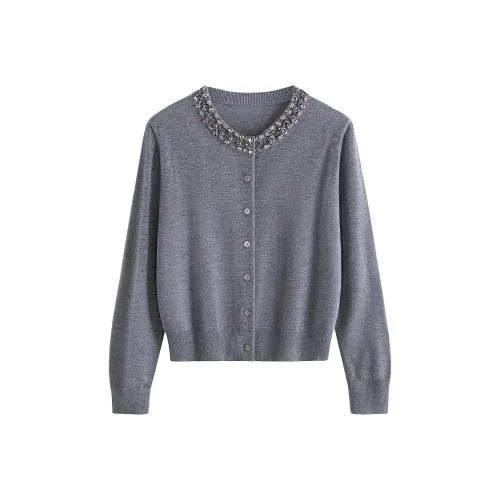 SIBAISHE Темно-серый Женский Трикотаж