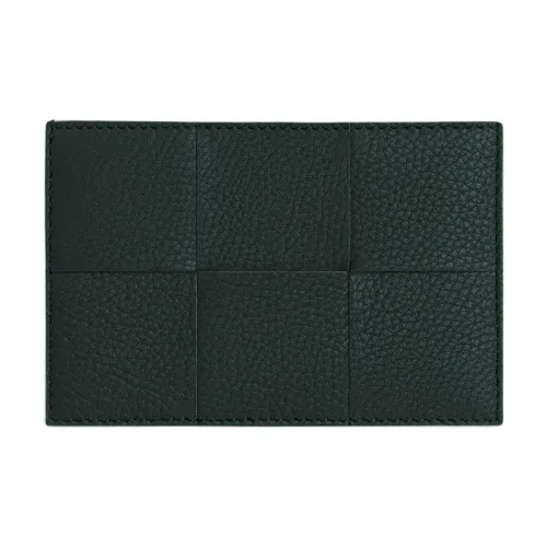 Bottega Veneta Cassette Коровья кожа Держатель для карт Мужской Чернила Аква-зеленый Ледниково-голубой Комбинированный