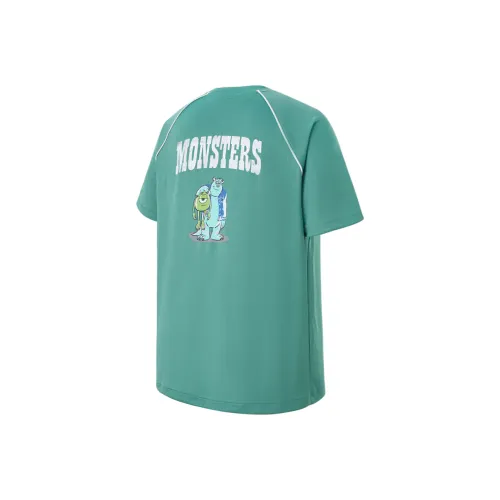 Adidas T-Shirt Мужская Пудра Зеленый Ярко-Белый