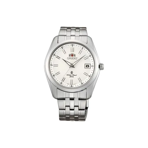 ORIENT Автоматический Механический Механизм Мужские Часы 38 мм Серебряный