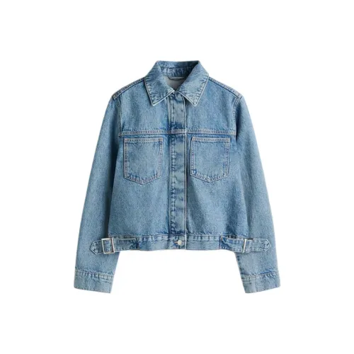 H&M Джинсовый синий Женские Куртки