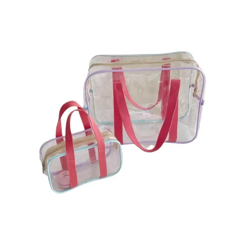 XZAN Macaron Color Makeup Bag ПВХ Прозрачная Сумка для покупок