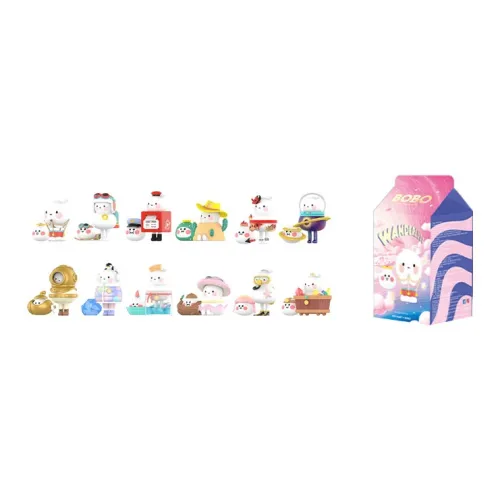 POP MART BOBO COCO Extreme Sports Travel Collection Слепые коробки Один Mystery Коробка Целая коробка 12 шт