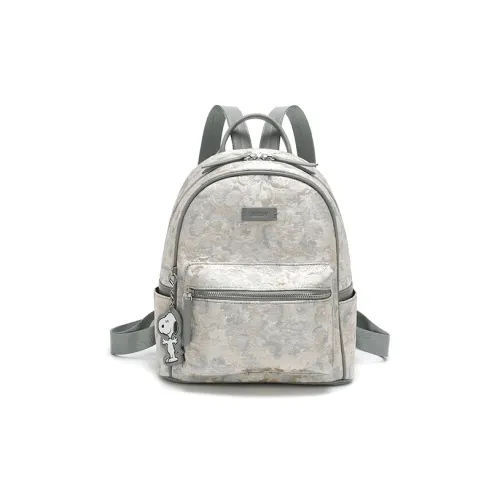 SNOOPY ПУ (полиуретан) Рюкзак Стандартный Женский Star Moon Серый