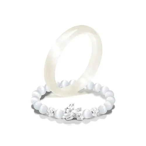 JINGHUALU Стекло Кошачий глаз Браслеты Женские