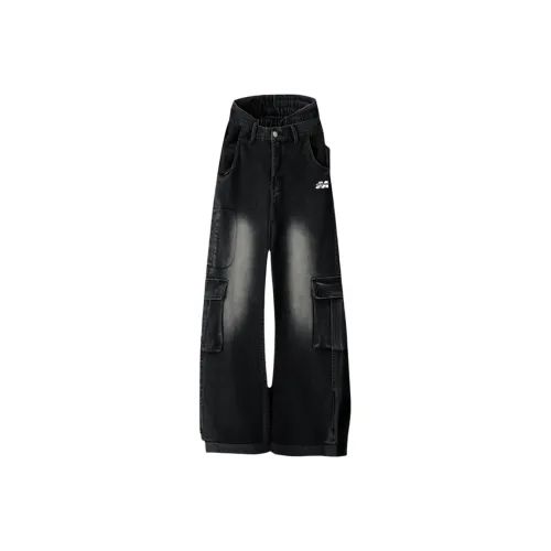 MUSCLETECH Черные Унисекс Джинсы