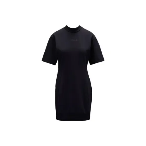 Moncler Короткий рукав Платье Женское Черное