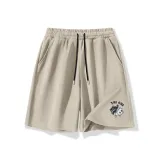 [100% cotton] Хаки (Тайцзи Кошка Брюки Передняя часть Нижняя Левая сторона Логотип)
