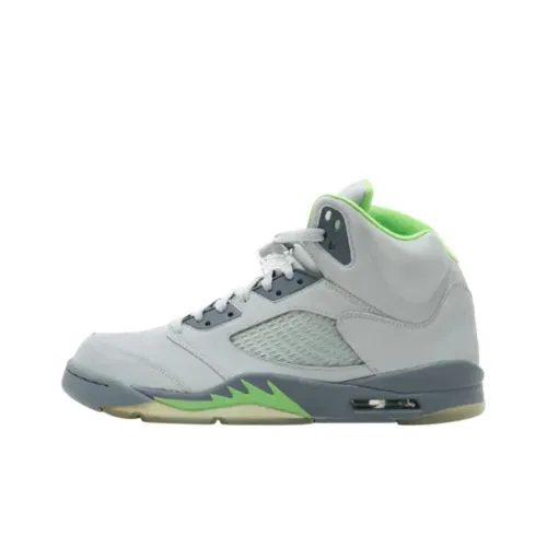 Jordan Air Джордан 5 High Топ Детские Баскетбольные Кроссовки Серые Подростковые