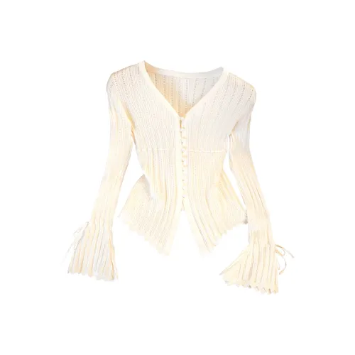 Cypress House Абрикос Женские Трикотаж