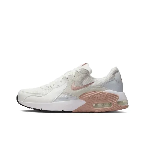 Nike Air Max Excee Устойчивая к истиранию Низкая Повседневная Обувь Женская Розовая Белая