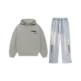 Комплект (Свитшот вулканического серого цвета + серые повседневные штаны)