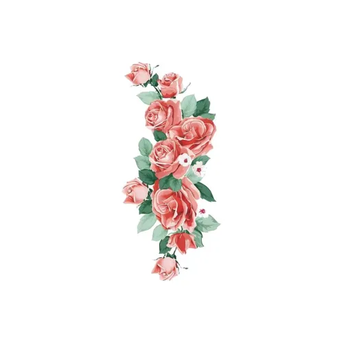 SHITIAN Floral Radiance Многоцветный Tattoo Наклейка