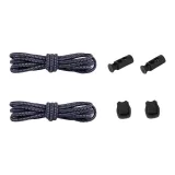 Цилиндрическая форма, пряжка, стиль + темно-синие шнурки (один комплект)