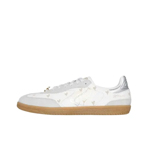 Skechers Hotshot Аbrasion Resistant Низкие Кроссовки для скейтбординга Женские Белые