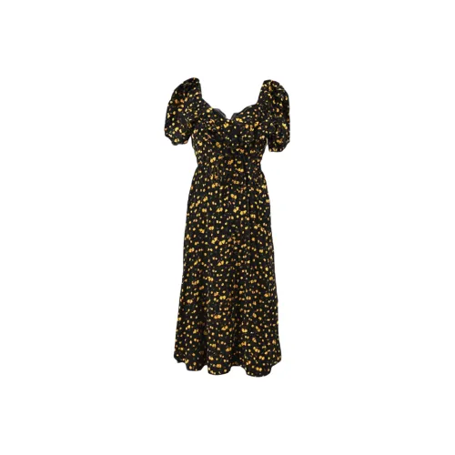 POWXV Короткий рукав Платье Женское