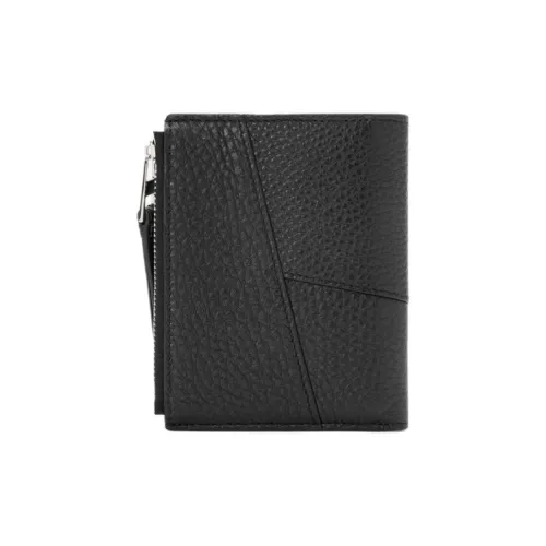 LOEWE Пазл Коровья кожа Кошелек Мужской Черный